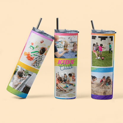 Customizable Rainbow Picture 20oz Tumbler