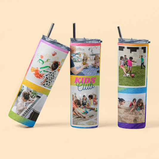 Customizable Rainbow Picture 20oz Tumbler